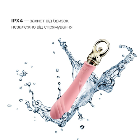 Вібратор для точки G із підігрівом Zalo Sweet Magic - Courage Fairy Pink - фото №5