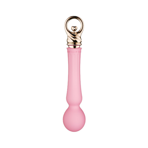 Вібромасажер із підігрівом Zalo Sweet Magic - Confidence Wand Fairy Pink - фото