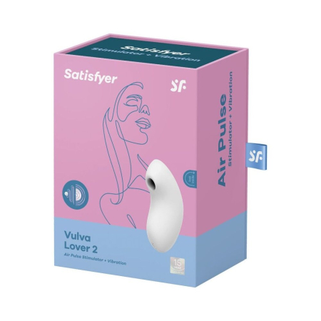 Вакуумний вібратор Satisfyer Vulva Lover 2 White - фото №4