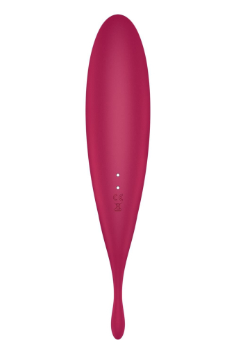 Смарт-вібратор для клітора з вакуумною стимуляцією Satisfyer Twirling Pro+ dark red - фото №5