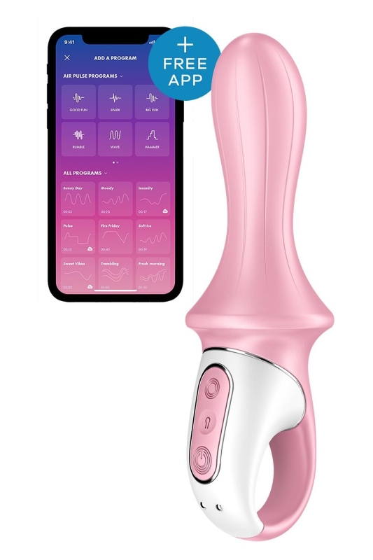 Анальний смарт-вібратор Satisfyer Air Pump Booty 5+, надувається - фото