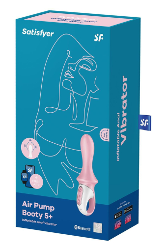 Анальний смарт-вібратор Satisfyer Air Pump Booty 5+, надувається - фото №8