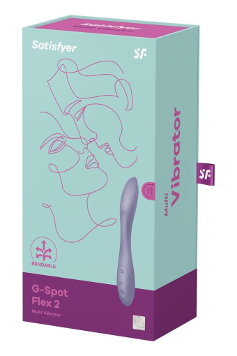 Універсальний вібратор Satisfyer G-Spot Flex 2, гнучкий стовбур із фіксацією положення - фото №4