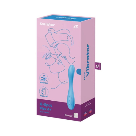 Універсальний смарт-вібратор Satisfyer G-Spot Flex 4+, гнучкий стовбур із фіксацією положення - фото №4