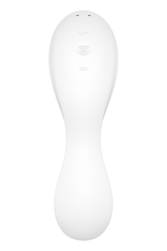 Вакуумний смарт-стимулятор із вібрацією Satisfyer Curvy Trinity 5 (White), керування зі смартфона - фото №5