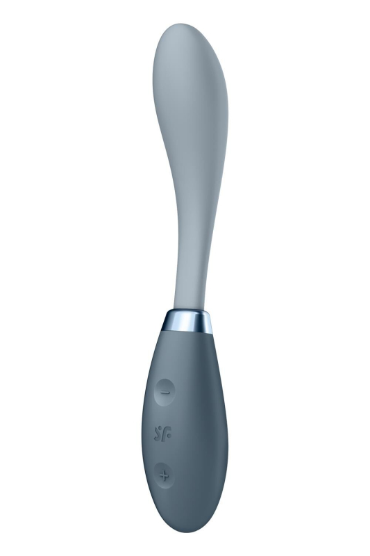 Вібратор Satisfyer G-Spot Flex 3 Grey, гнучкий стовбур із фіксацією положення - фото