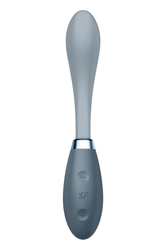 Вібратор Satisfyer G-Spot Flex 3 Grey, гнучкий стовбур із фіксацією положення - фото №3