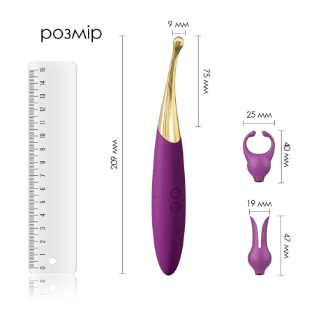 Універсальний вібратор Svakom Beatrice, 4 варіанти використання - фото №2