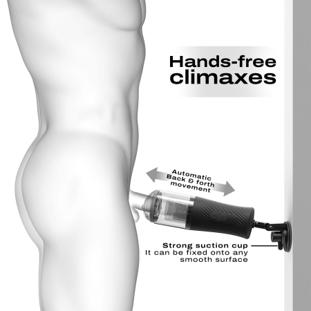 Автоматичний мастурбатор Dorcel THRUST BLOW, голосовий супровід, присоска - фото №3