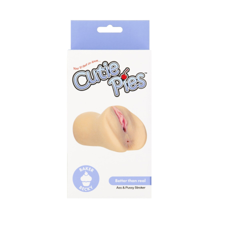 Мастурбатор-вагіна та попка Cutie Pies Baker Becky Vagina & Ass Masturbator, віброкуля в подарунок - фото №7