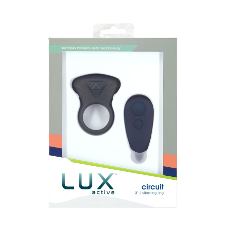 Ерекційне віброкільце Lux Active Circuit Vibrating Cock Ring, пульт ДК, 7 режимів вібрації - фото №4