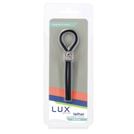 Ерекційне кільце-ласо LUX Active Tether Adjustable Silicone Cock Tie, регульоване - фото №7