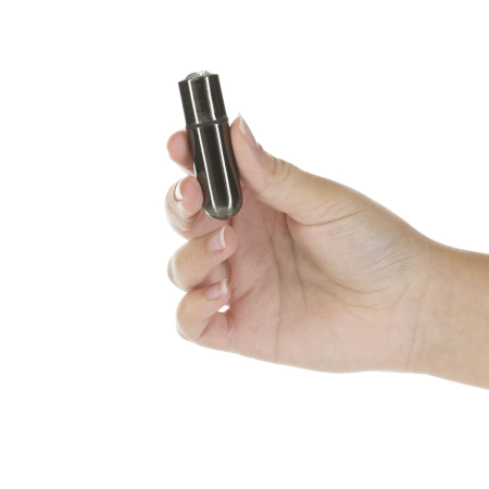 Віброкуля PowerBullet First-Class Bullet 2.5? з Key Chain Pouch, Gun Metal, 9 режимів вібрації №3