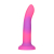 Фалоімітатор, що світиться в темряві, ADDICTION Rave 8?, Glow in the Dark Dildo Pink Purple, 20,3 см - фото