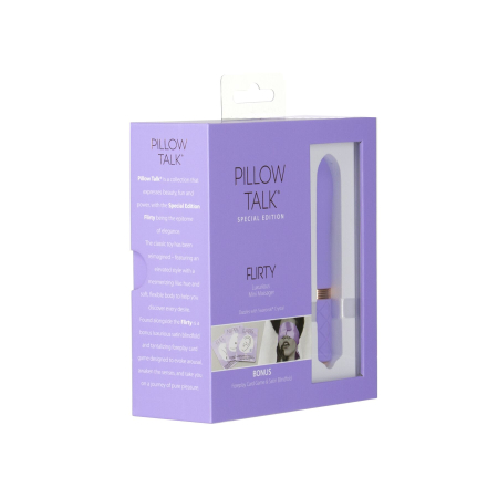 Розкішний вібратор Pillow Talk Flirty Purple Special Edition, Сваровскі, пов’язка на очі+гра - фото №10