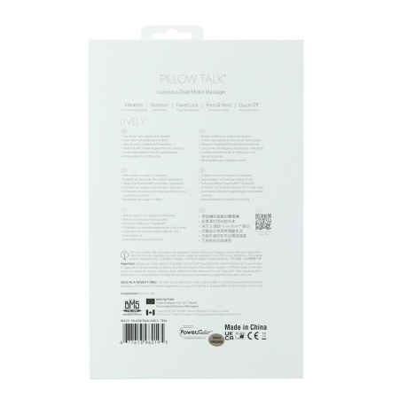 Розкішний кролик з ротацією та вібрацією Pillow Talk Lively Teal, кристал Сваровскі, потрійний відро - фото №10