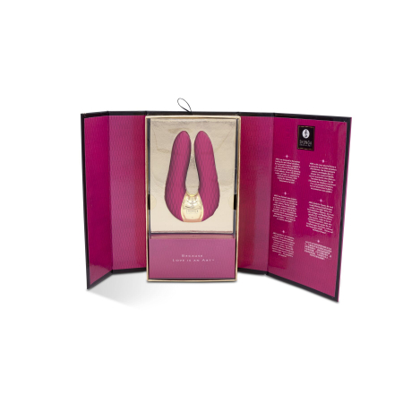 Вібратор для клітора Shunga Aiko Raspberry, гнучкі кінчики - фото №9