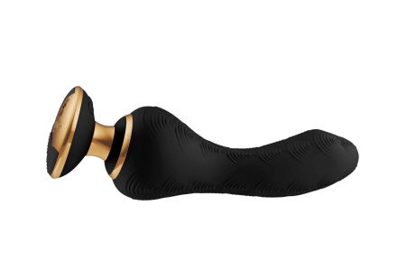 Вібратор для точки G Shunga Sanya Black, гнучкий стовбур - фото №3