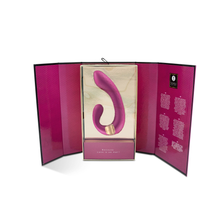 Вібратор-кролик Shunga Miyo Raspberry - фото №6