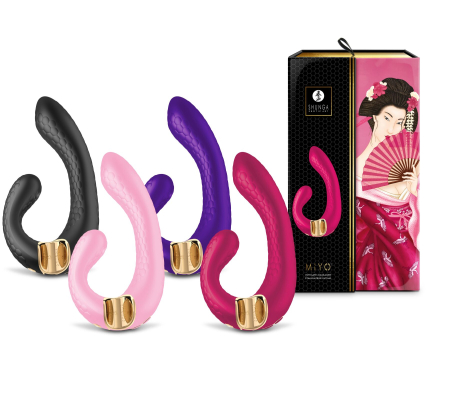 Вібратор-кролик Shunga Miyo Raspberry - фото №9