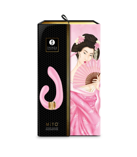 Вібратор-кролик Shunga Miyo Light Pink - фото №7