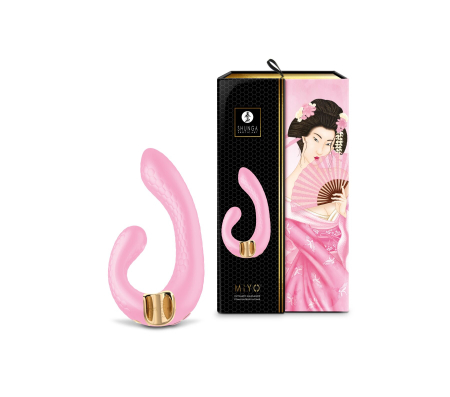 Вібратор-кролик Shunga Miyo Light Pink - фото №8