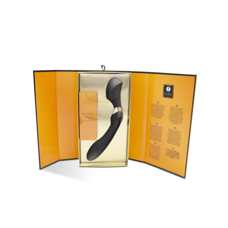 Вібромасажер Shunga Zoa Black, двосторонній - фото №8