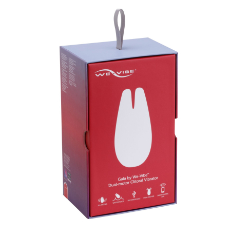 Кліторальний смарт-вібратор Gala by We-Vibe Pink, 2 вібропальчики, 2 мотори, потужні вібрації - фото №11