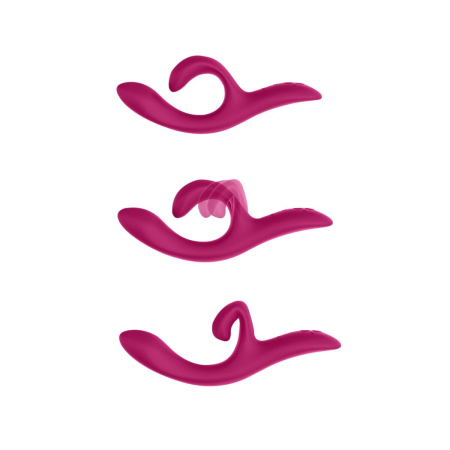 Смарт вібратор-кролик We-Vibe Nova Fuchsia, ергономічний, регульований кут нахилу стовбура - фото №3