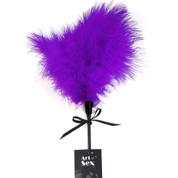 Лоскітка зі шльопалкою Піка Art of Sex – Puff Peak, фіолетова - - фото №3