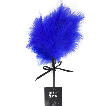 Лоскітка зі шльопалкою Піка Art of Sex – Puff Peak, синя №3