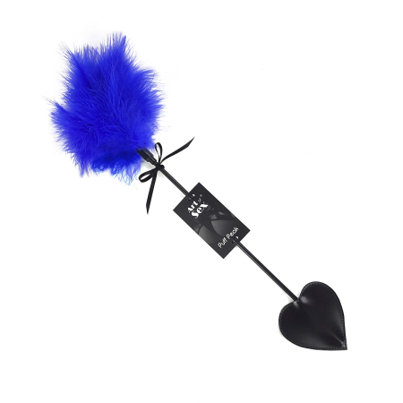 Лоскітка зі шльопалкою Піка Art of Sex – Puff Peak, синя 