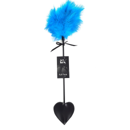 Лоскітка зі шльопалкою Піка Art of Sex – Puff Peak, блакитна - - фото №2