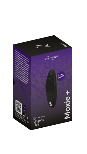 Смарт-вібратор у трусики We-Vibe Moxie+ Satin Black, оновлений пульт ДК №3