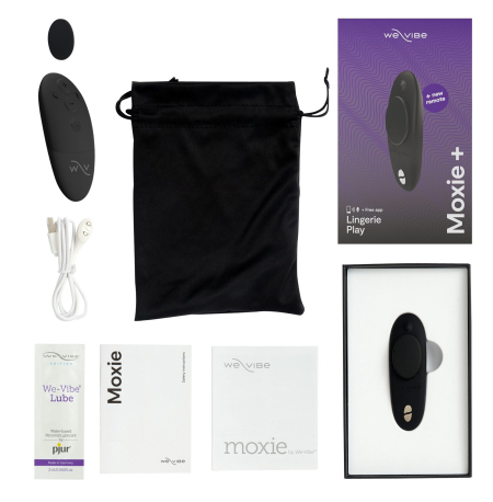 Смарт-вібратор у трусики We-Vibe Moxie+ Satin Black, оновлений пульт ДК №2