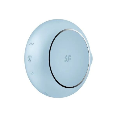 Вакуумний стимулятор із вібрацією Satisfyer Pro To Go 3 Blue - фото №5