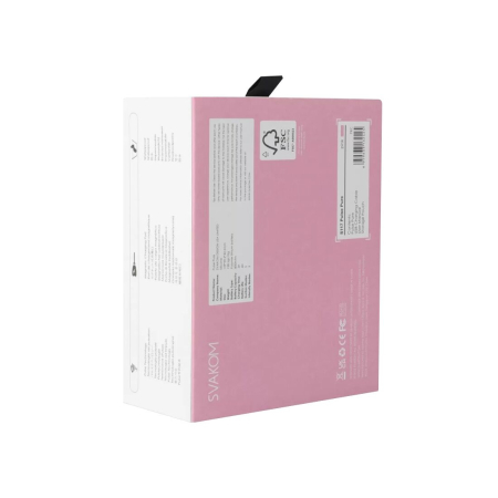 Вакуумний кліторальний стимулятор Svakom Pulse Pure Pale Pink, 5 режимів, 5 інтенсивностей у кожному - фото №9