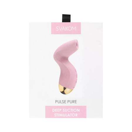 Вакуумний кліторальний стимулятор Svakom Pulse Pure Pale Pink, 5 режимів, 5 інтенсивностей у кожному - фото №8