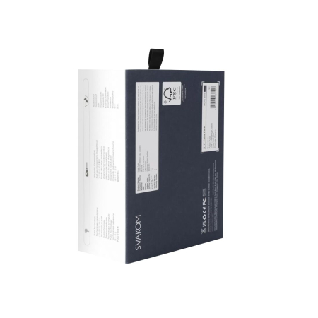 Вакуумний кліторальний стимулятор Svakom Pulse Pure Navy Blue, 5 режимів, 5 інтенсивностей у кожному - фото №9