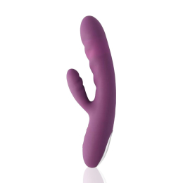 Вібратор-кролик Svakom Avery Lilac зі стовбуром, що рухається, рух вперед-назад - фото