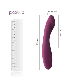 Вібратор для точки G з інтелектуальним режимом Svakom Amy 2 Violet - - фото №2