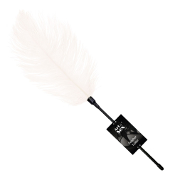 Лоскітка зі страусиним пером Art of Sex – Feather Tickler, біла - фото