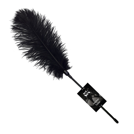 Лоскітка зі страусиним пером Art of Sex – Feather Tickler, чорна - фото
