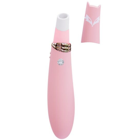 Вакуумний стимулятор з вібрацією CuteVibe Foxy Pink - фото №2