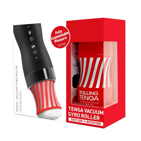 Автоматичний мастурбатор Tenga VACUUM GYRO ROLLER SET, ротація та вакуум, сумісний з Tenga Cup - фото №3