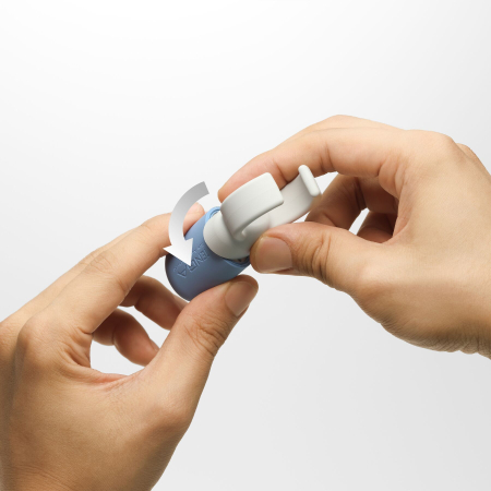 Вібратор на палець Tenga SVR one BLUE №4