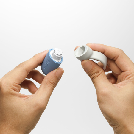 Вібратор на палець Tenga SVR one BLUE №5