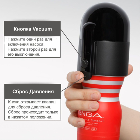 Вакуумна насадка Tenga Vacuum Controller, єдиний, що смокче (без мастурбатора) - фото №2