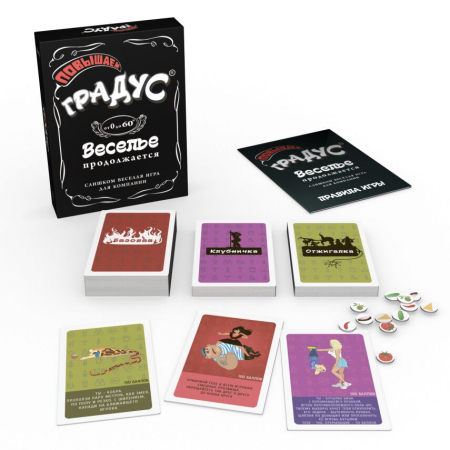 Застільна гра для компанії «Повышаем Градус» (RU) - фото №2