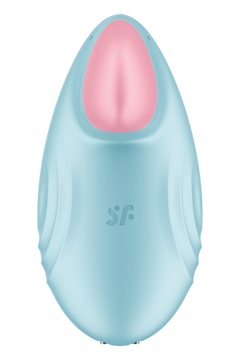 Смарт-вібратор для клітора Satisfyer Tropical Tip Light Blue - фото №7